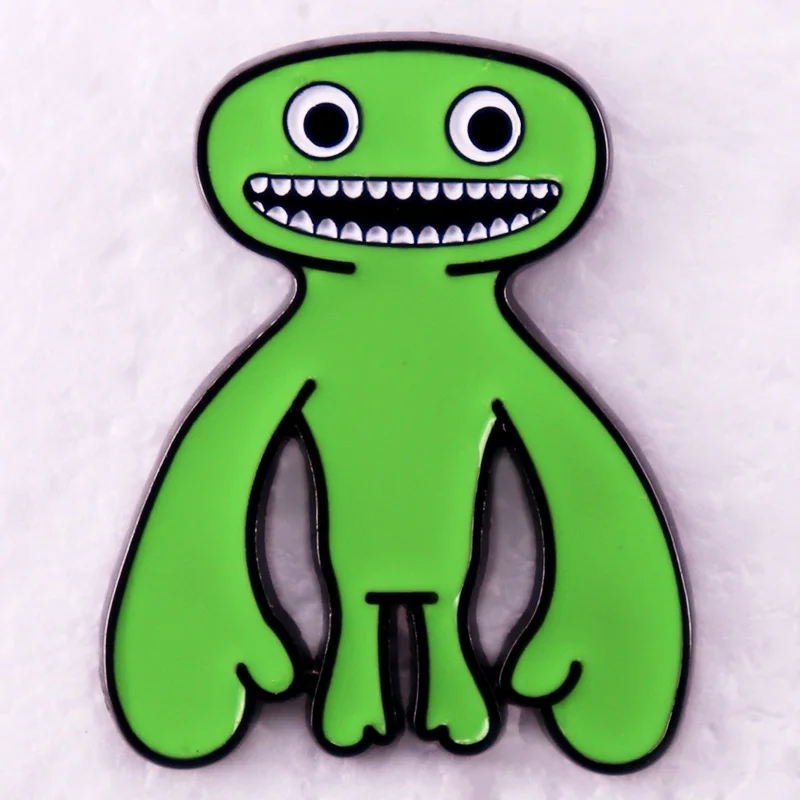 Broche de insignia de personaje de juego de Banban, alfiler esmaltado, joyería verde Jumbo, Doris