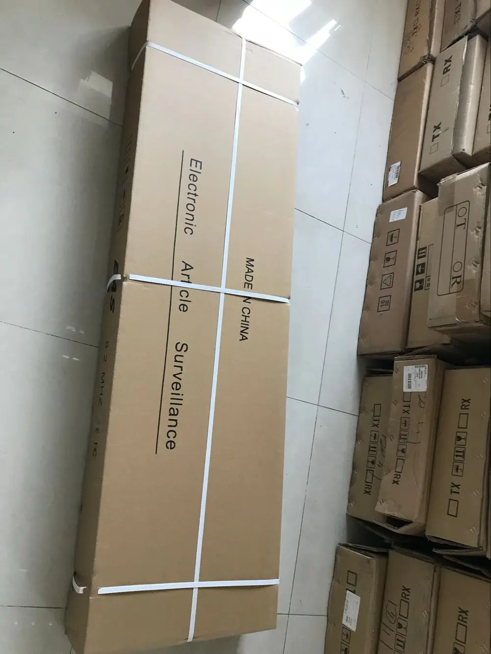 ระบบกันขโมยประตูร้านค้าปลีกพร้อมระบบเตือนภัย EAS RF Antenna ES007 สำหรับประตูหน้าร้าน ป้องกันการโจรกรรมด้วยคลื่นวิทยุ RF