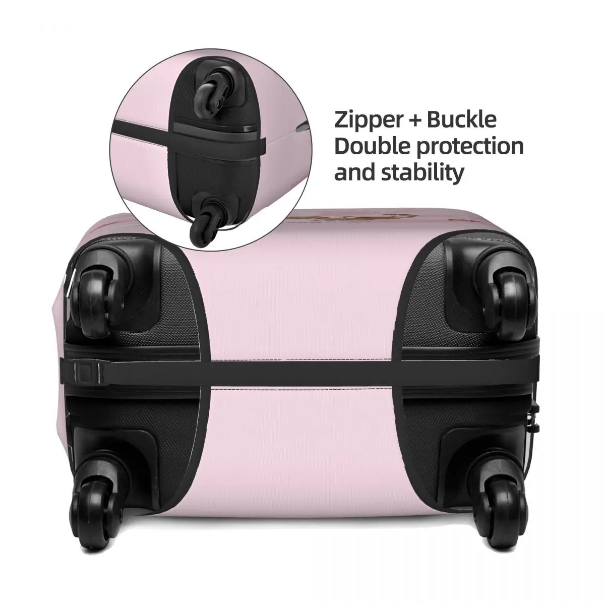 Sugarbunnies Suitcase Cover Protection Elastic Travel Luggage Protector Covers for 18-32 Inch
