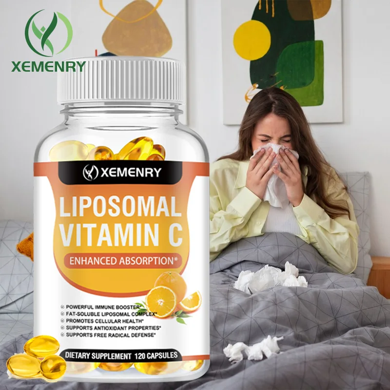 

Liposomal Vitamin C Supplement - Highly Absorbed for Immune Support, Collagen Production, Heart, Brain Health and Antioxidants