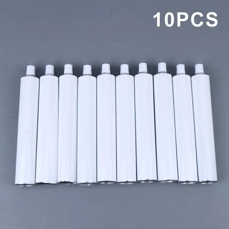 10 шт. пустые алюминиевые тюбики для краски, 30/60/100 мл, тюбики для краски для хранения краски, акрила, акварели, гуаши, масла и изготовления краски