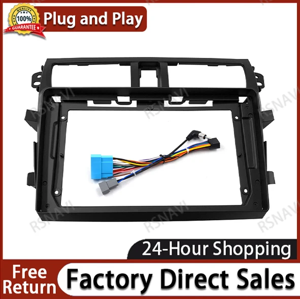 Car Radio Installation DVD GPS Mp5 Plastic Facia Panel Frame for Suzuki Alto Celerio CULTUS 2014+ Dash Mount Kit