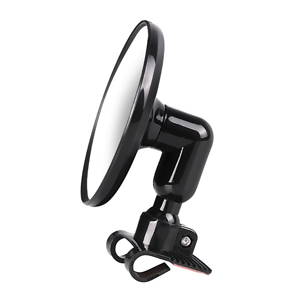 

1Pc Rotation Round Rearview Mirror Wide Angle Convex Mirror Adjustable Covers Auxiliary Rear View Car Blind Spot Mirrors