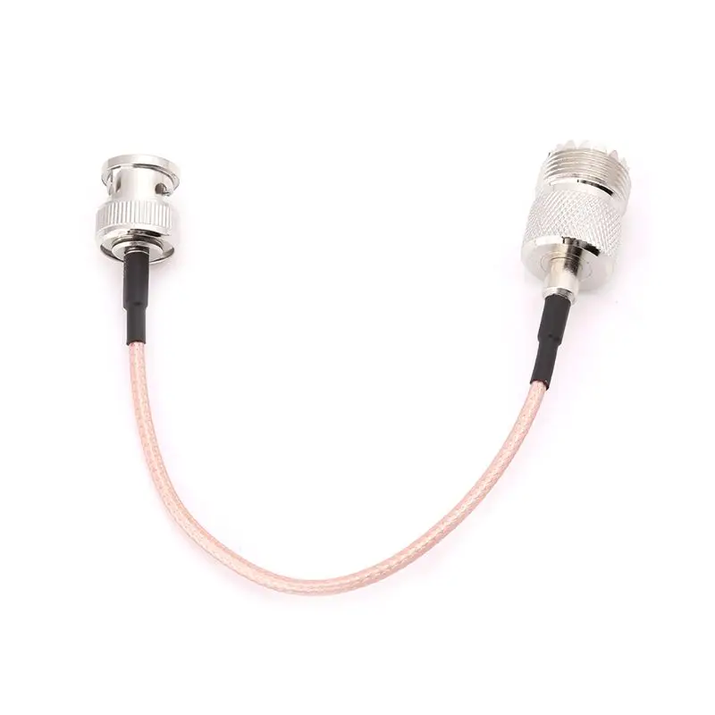 UHF SO239 Female To BNC Male RG316 Pigtail Cable 15cm Radio Coaxial Antenna Cabl