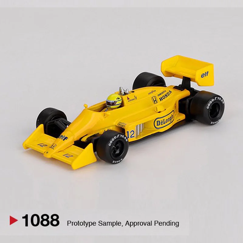MINIGT 1:64 Lotus 99T F1 McLaren MP4 Toleman TG184 Ayrton Senna 1987 Monaco Grand Prix  Alloy Car Model Collection Gift