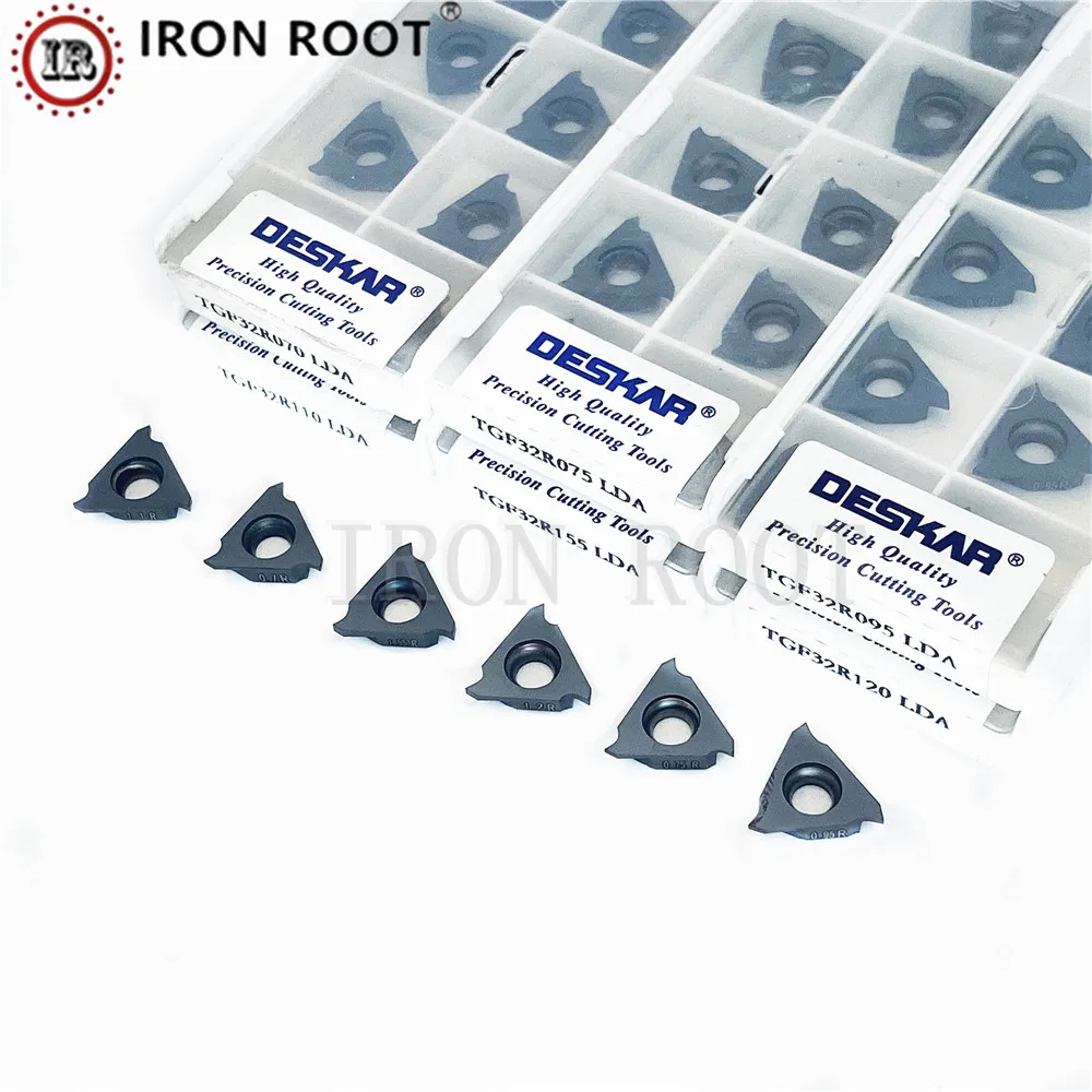 DESKAR TGF32R 050 LDA - TGF32R 095 LDA CNC Lathe Cutting Tools Grooving Carbide Inserts For P.M.K Part