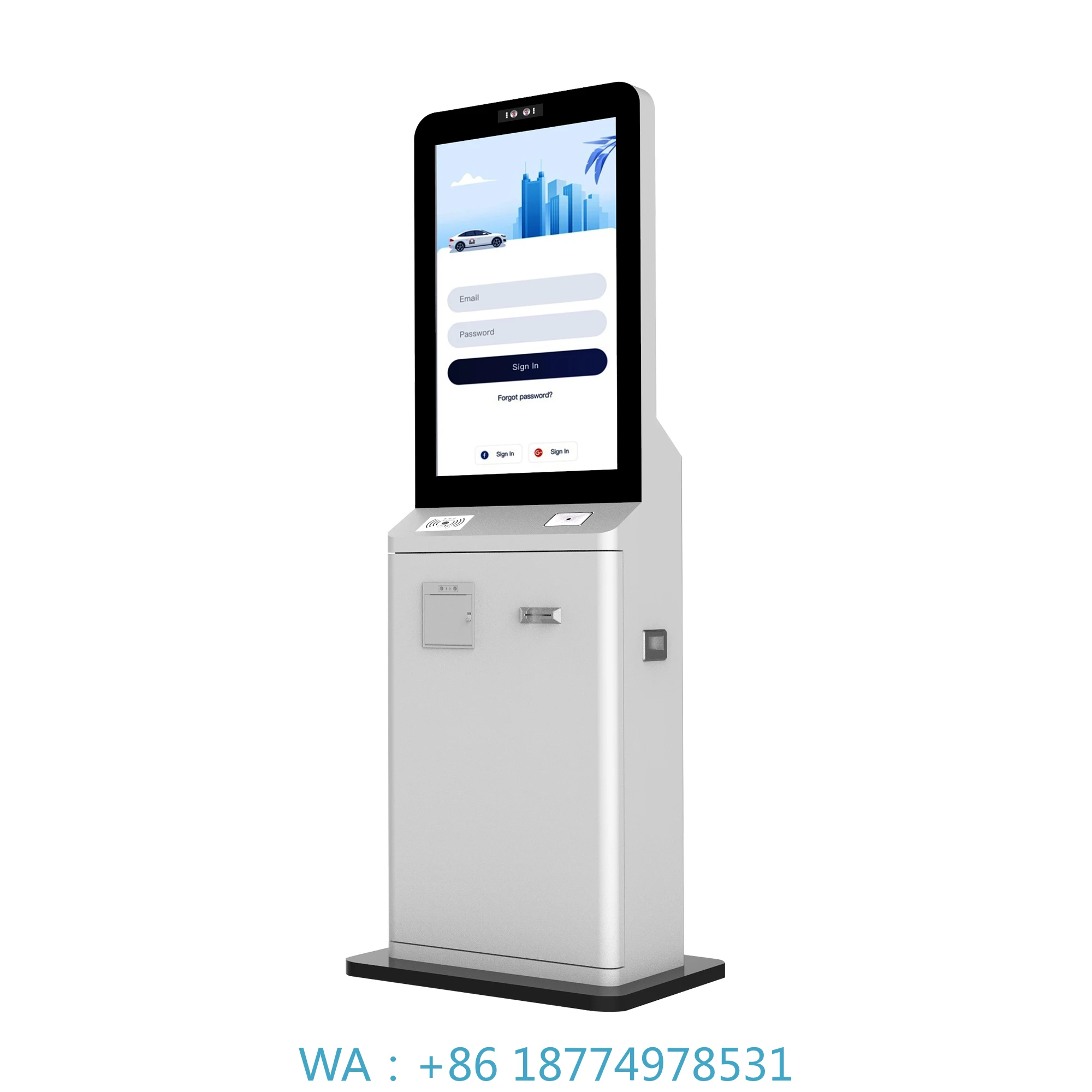 

Dispenser with SDK Function for Payment Solutions Self-Service Floor-Standing Windows Kiosk Machine Barcode Reader Ticket