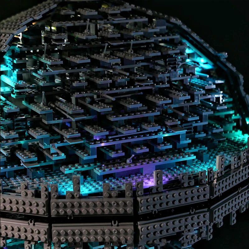 Kit de luz LED RC DIY para LEGO 10143 Death Star 2 (solo luz LED, sin modelo de bloques)