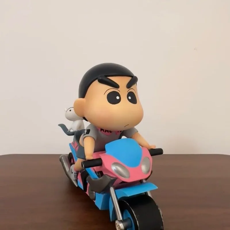 

Hot 15cm Crayon Shin-chan Figuras Toys Shin Chan Doll Movable Tire Action Figure Manga Figurine GK Statue Model Gift for Kids