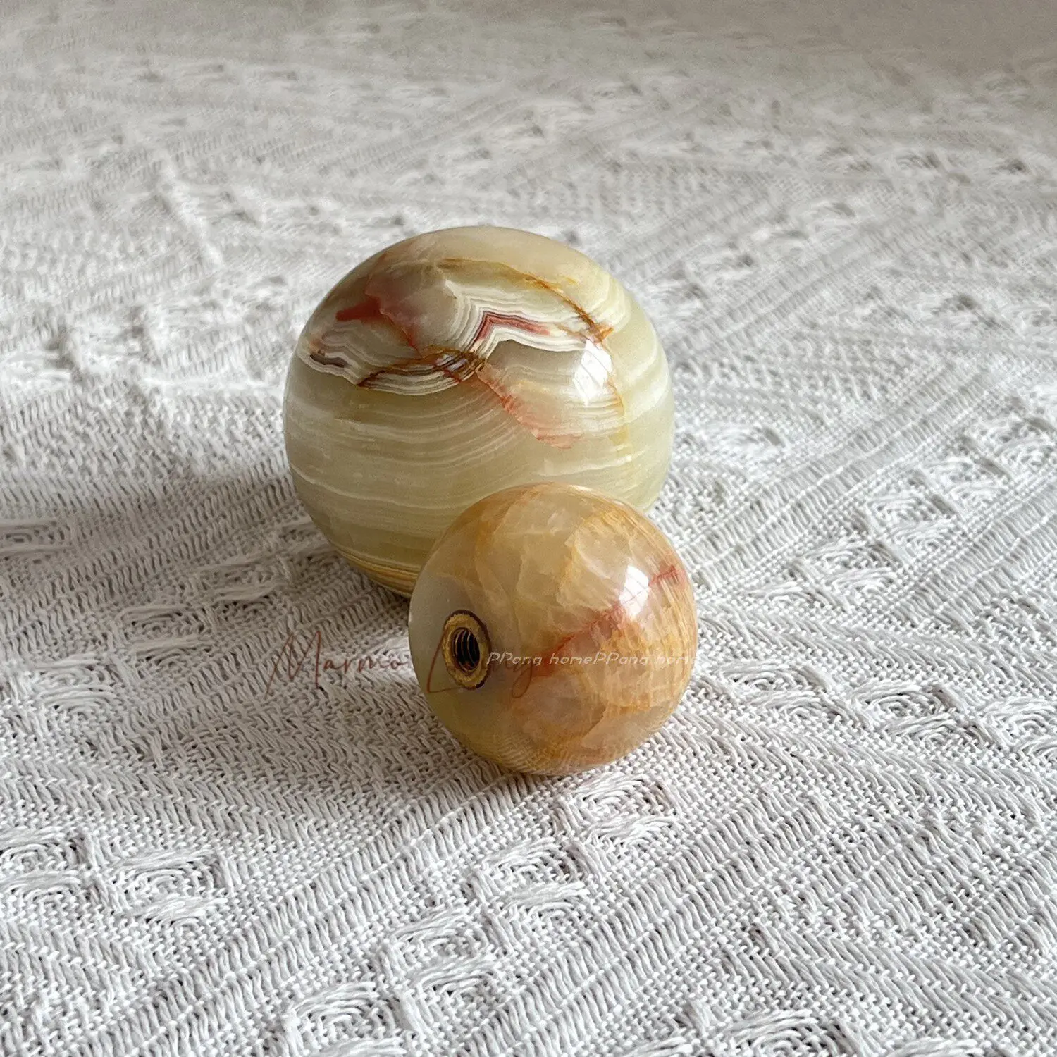 

Italian Luxury Drawer Wardrobe Knob Natural Marble Handle High-end Clothing Store Coffee Shop Glass Door Home Decoration