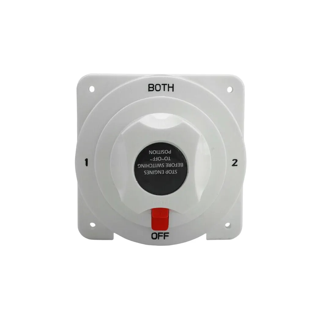 Boat Battery Selector Switch Isolator Accessory Power Supply Disconnect Component Shut Off Switches Accessories Control Valve