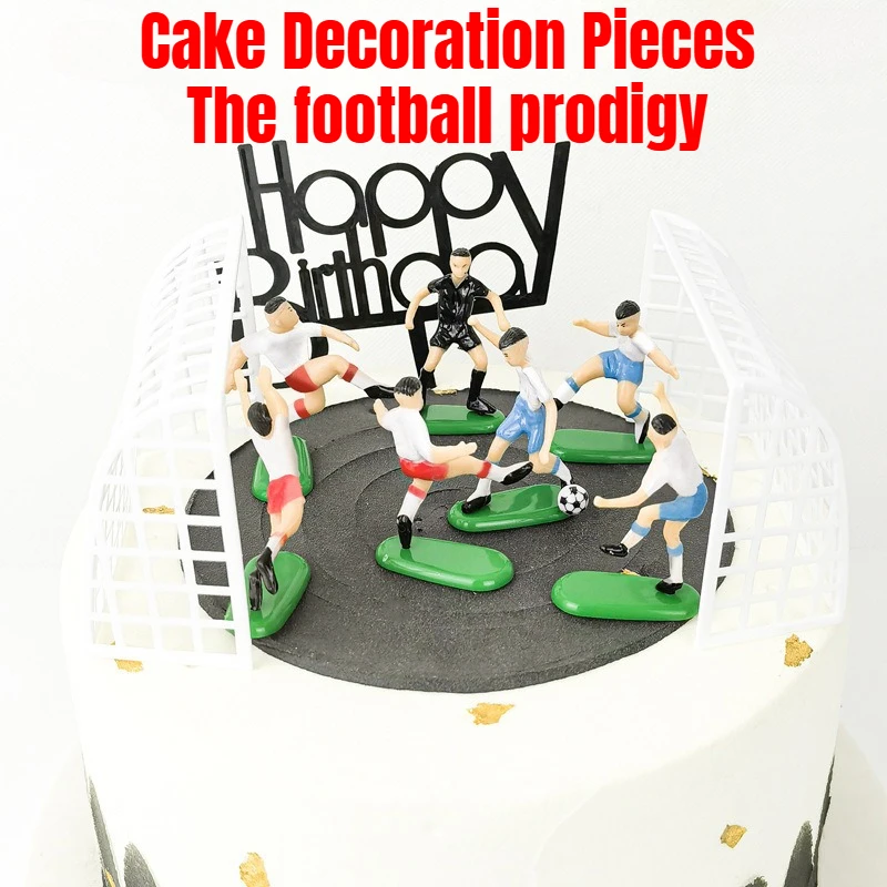 9-teiliges Set Fußball Basketball Kinder Cupcake-Dekoration Kuchenaufsatz Alles Gute zum Geburtstag Baby Kinder Party Deko Partyzubehör