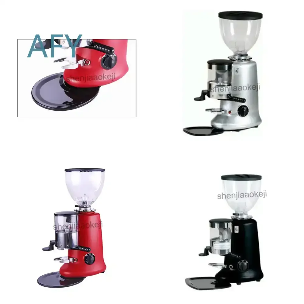 1pc Metal Electric Coffee Bean Grinder for Commercial Household Use Italian Style Mill Machine for Espresso Beans Grinding