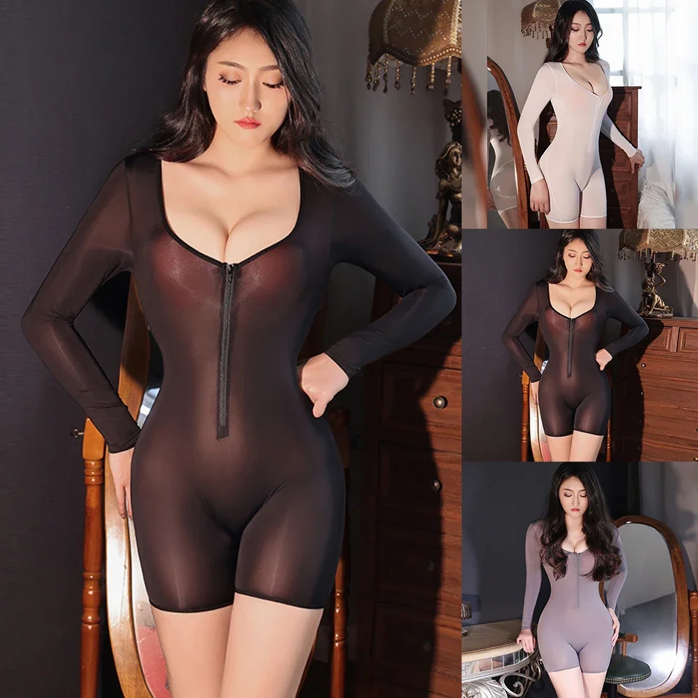 Brand New Fashion Affordable Widely Applicable Bodysuit Lingerie Nightwear Bodysuit Clubwear Crothless Jumpsuit