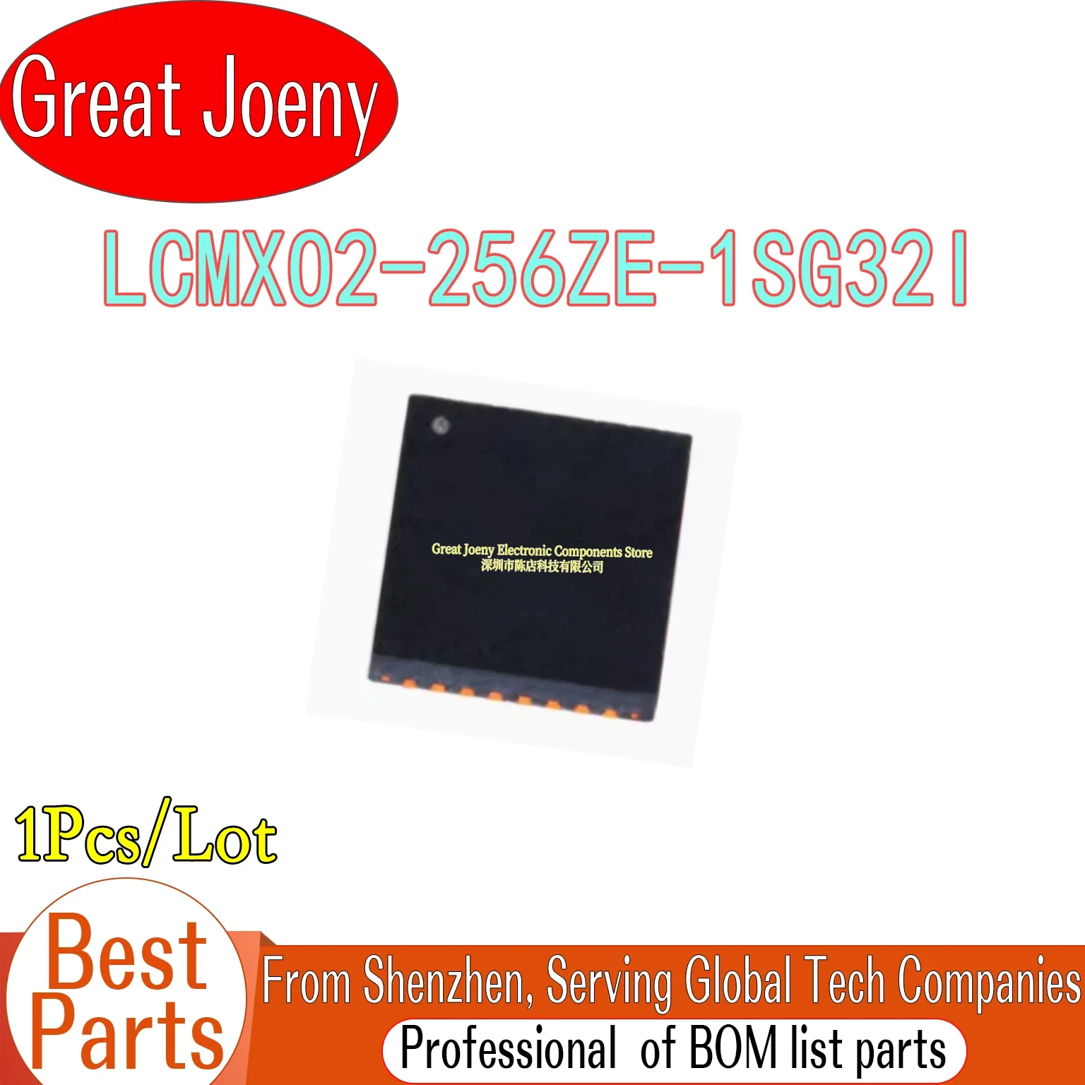 100% New Original LCMXO2-256ZE-1SG32I IC Chipset QFN-32 Bulk Best Price