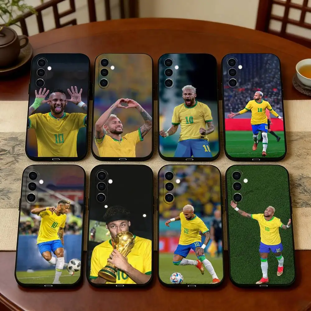 

Football For -Ney- 10 Phone Case For Samsung Galaxy A73,A72,A71,A70,A53,A52,A51,Others Soft Black Cover