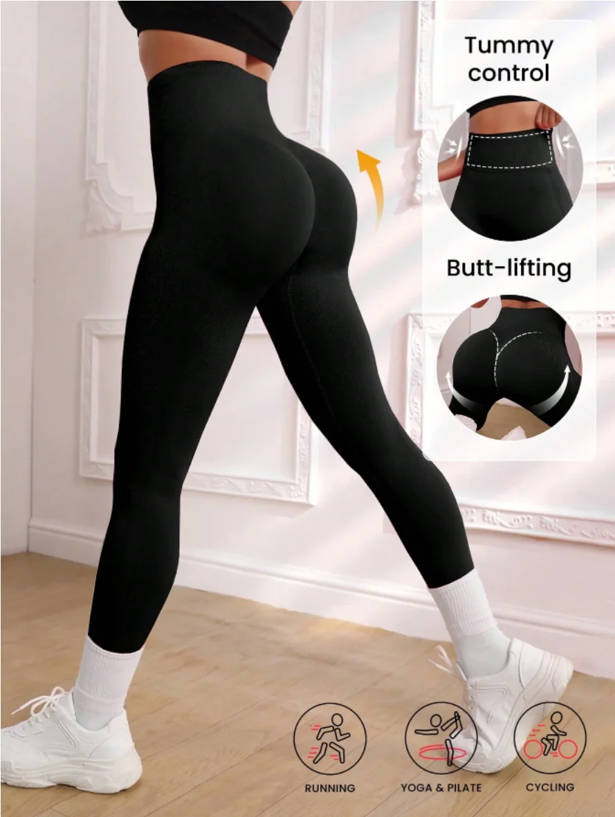 Spring and summer women's sports compression leggings yoga pants mountaineering, hiking, fitness commuting Joker