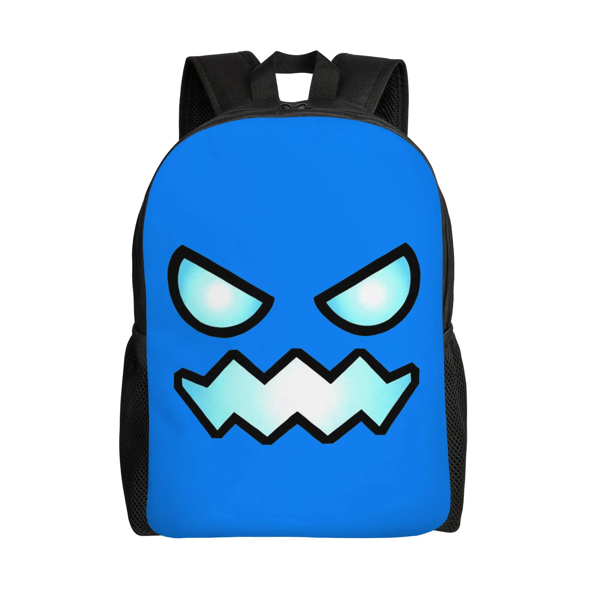 

Geometries Cube Dash Game Casual Backpack Sports High School Hiking Travel Unblocked Level Daypack for Men Women Shoulder Bag