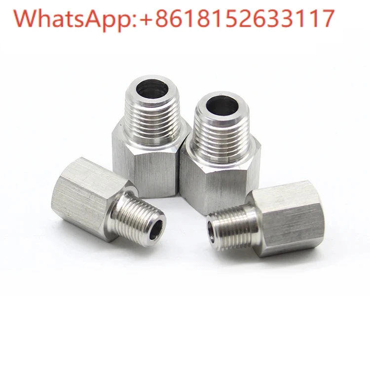 5 قطعة 304 الفولاذ المقاوم للصدأ محول لولبة داخلية وخارجية G1/4 لولبة داخلية إلى R1/4 PT1/4 ZG1/4