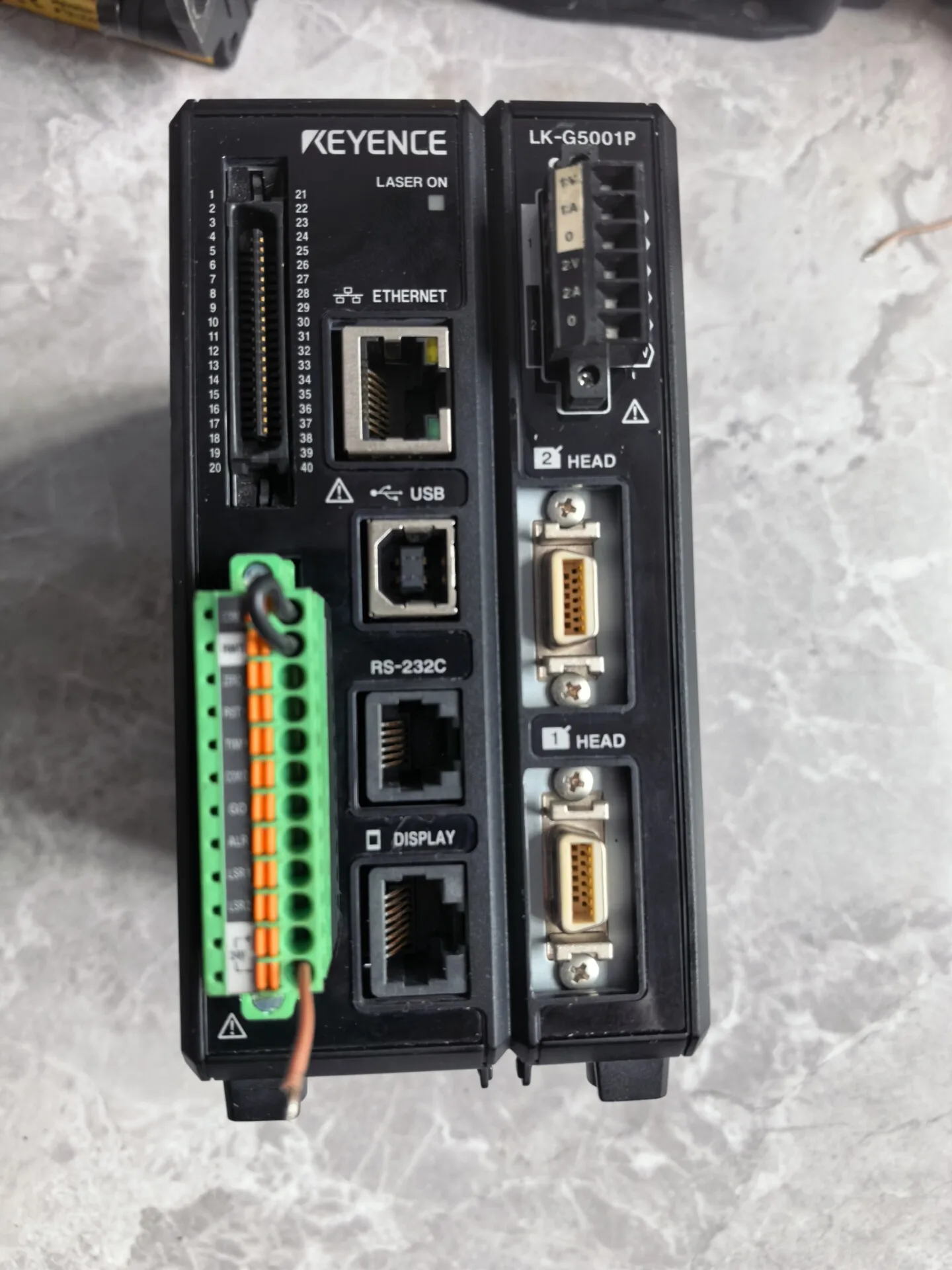 KEYENCE LK-G5001P, Laser Ranging Sensor. Average Quality. Function Package