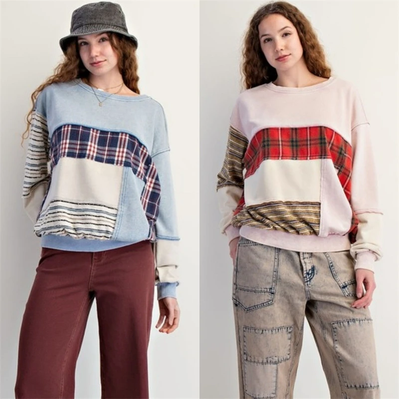 

Асимметричная толстовка с капюшоном и кисточками с геометрическим рисунком, свободный топ с круглым вырезом для женщин и подростков, осенняя уютная уличная одежда, подарок