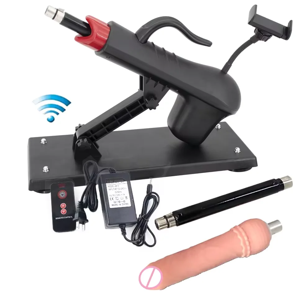 Automatic wireless telescopic sex machine, female adjustable masturbator, adult toy upgrade vibrator, dildo machine