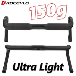 Ultralight 150g Full Carbon Fiber Road Bicycle Handlebar 380/400/420/440mm UD Matte Internal Routing Racing Bike Handleba