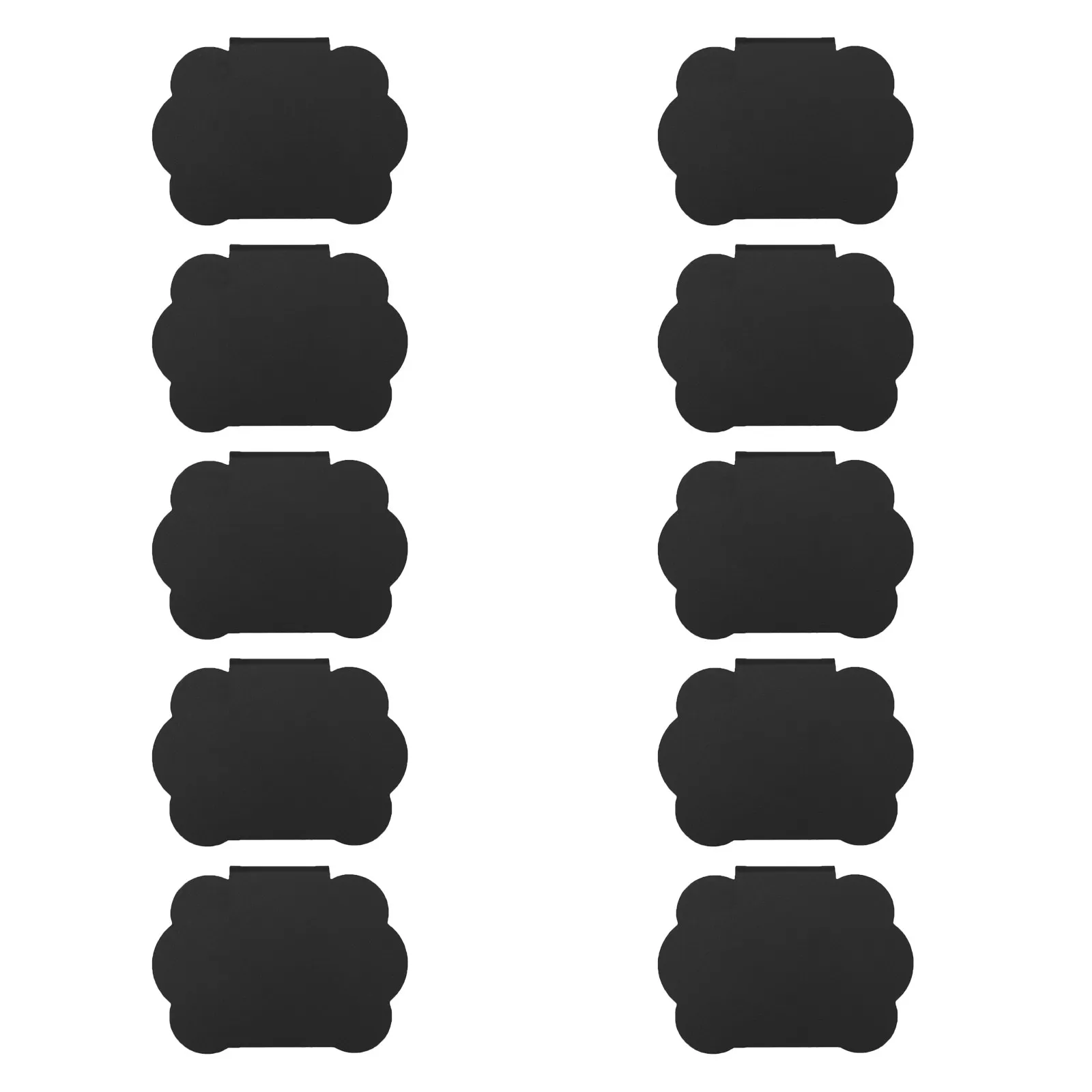 

10 шт. съемных пластиковых клипс-держателей для этикеток на подвесные корзины, тип «доска для письма», для организации хранения на кухне и в кладовой