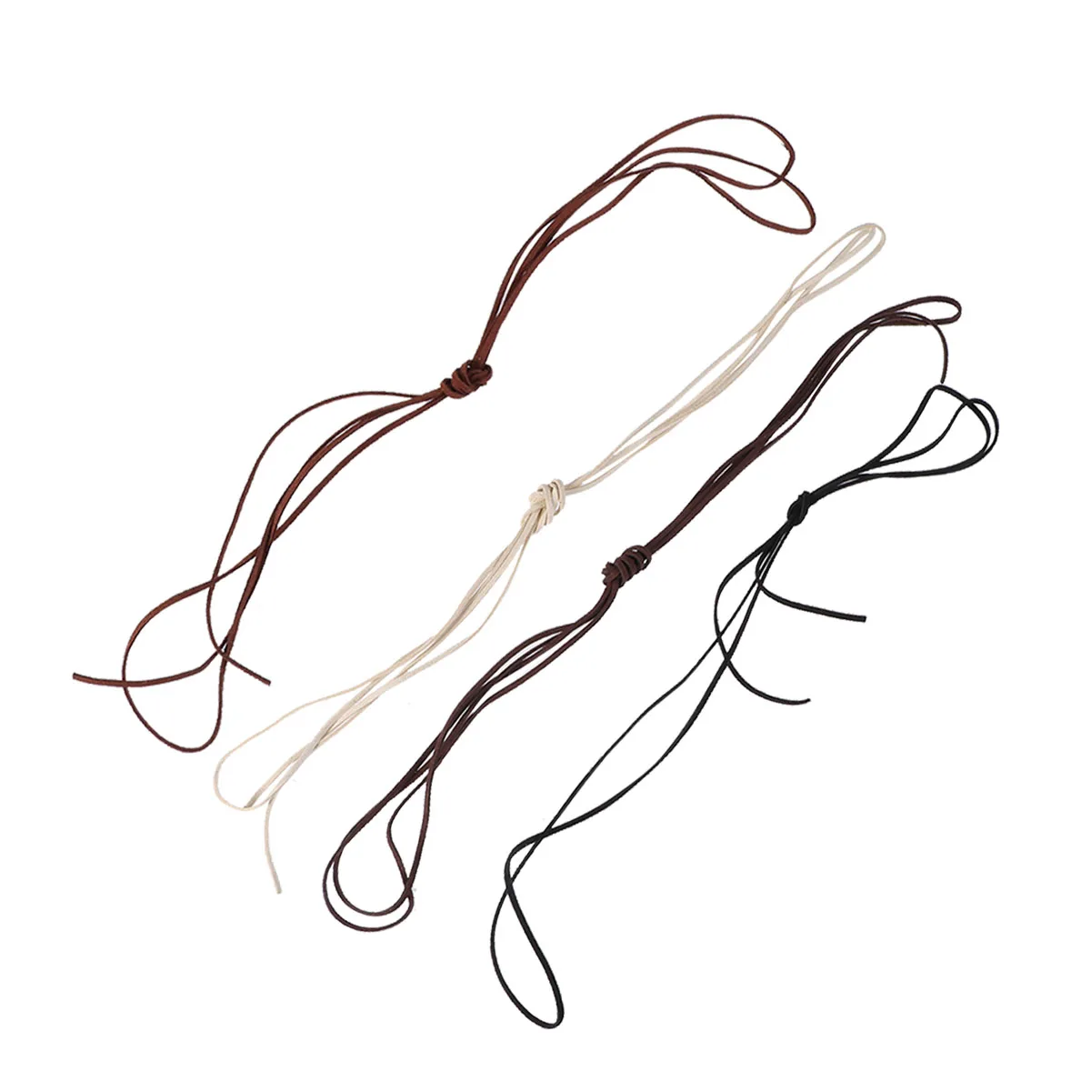 

4pcs Synthetic Suede Cord Strong Durable for Jewelry DIY Bracelets Necklaces Craft Projects Handmade Accessories