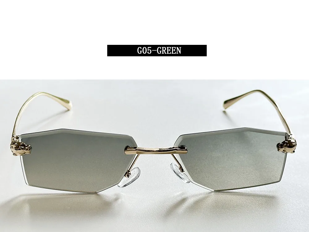 2026 randlose Sonnenbrille Frauen Vintage Luxus Mode Gläser Shades Dropshipping Luxe Lentes De Sol Mujer Lunette Soleil Femme – Detail 25