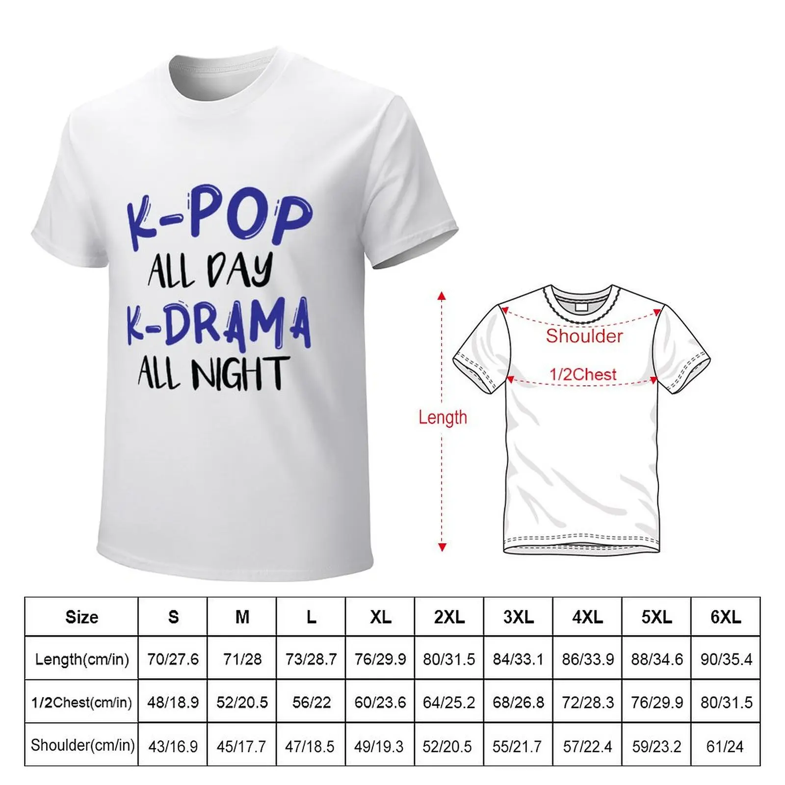 K-POP All Day K-Drama All Night Music Movies Shirt T-shirt tops anime animal prinfor boys for a boy Men's cotton t-shirt