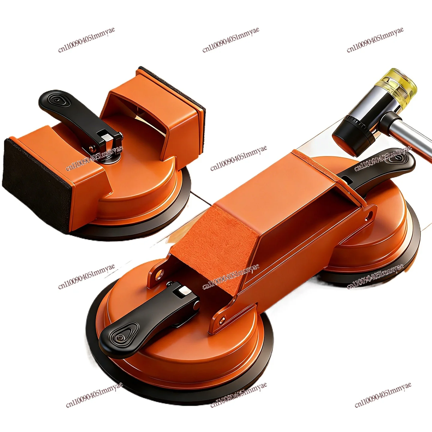Newly upgraded wooden floor gap repair suction cup single double head crack tensioner strong suction holder for floor laying