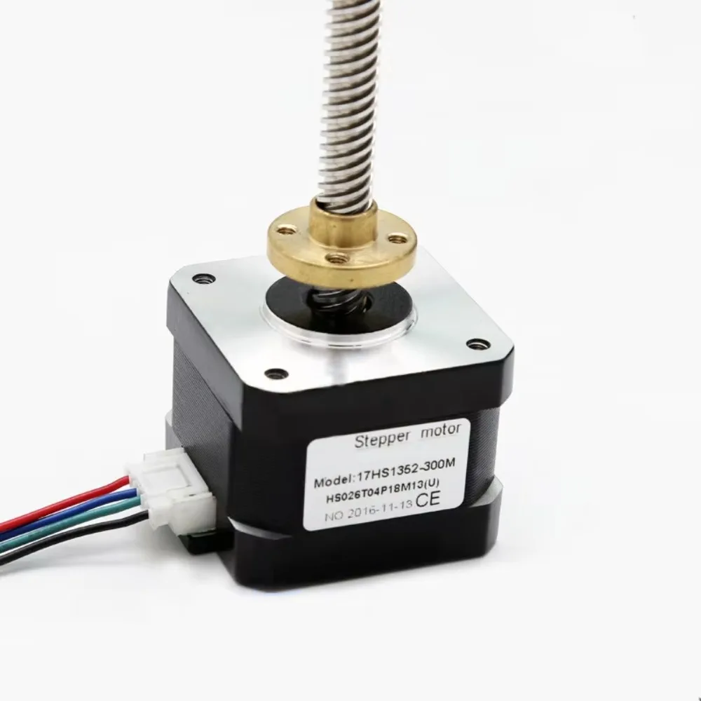 Motor paso a paso 42 2 fases 4-plomo Nema17 300mm T8 lineal varilla  alambre 40mm 1.7A 0.45N.M motor  bajo ruido