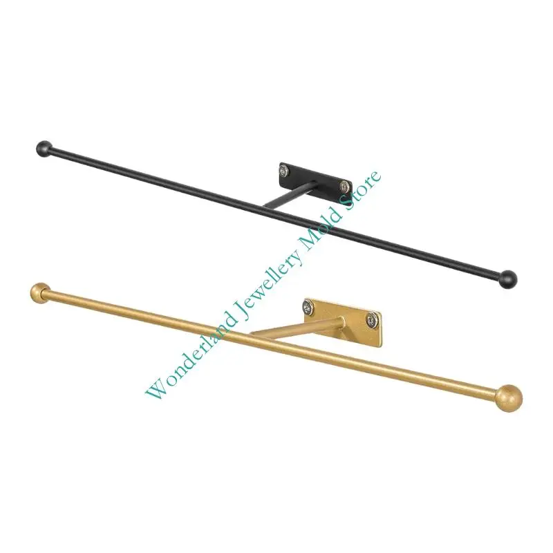 

Elegant Wall Hanging Jewelry Display Stand Adhesive Jewelry Rack For Earrings Necklaces And Bracelets No Drilling Required