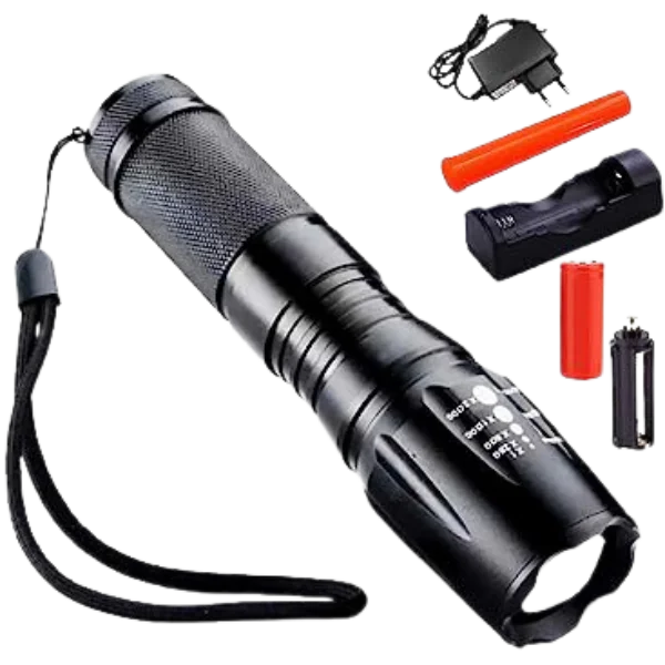 Military Tactical Flashlight X900 Rechargeable Zoom