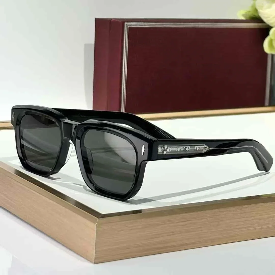 Luxury Vintage Fashion Trend Sunglasses PLAZA Retro Square Design Solid Thick Acetate UV400 Unisex A+ High Quality