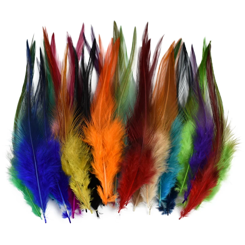 20 قطعة ريش الدراج للحرف اليدوية والمجوهرات الديكور حلم الماسك الصغيرة السوداء الدجاج كرنفال الحرف اليدوية اكسسوارات ديكور
