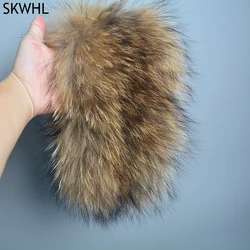 2024 Women’s Winter Warm Real Fox Fur Scarf Fur Headbands Fox Fur Scarves Luxury Neck Warmer Good Elastic Natural Fur Mufflers