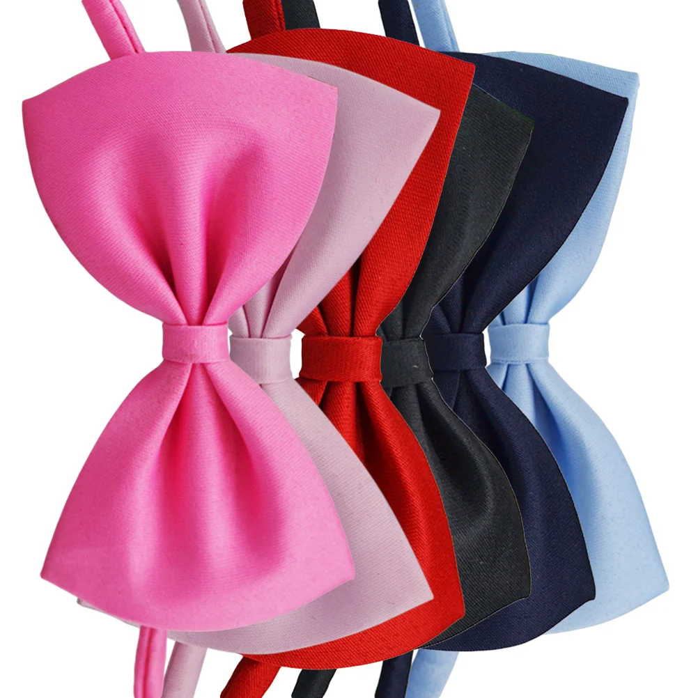 

6pcs Children Bow Tie For Kids Boy Bowtie Black Red Blue Navy Durable Lightweight Vintage Decoration Diy Party Prom