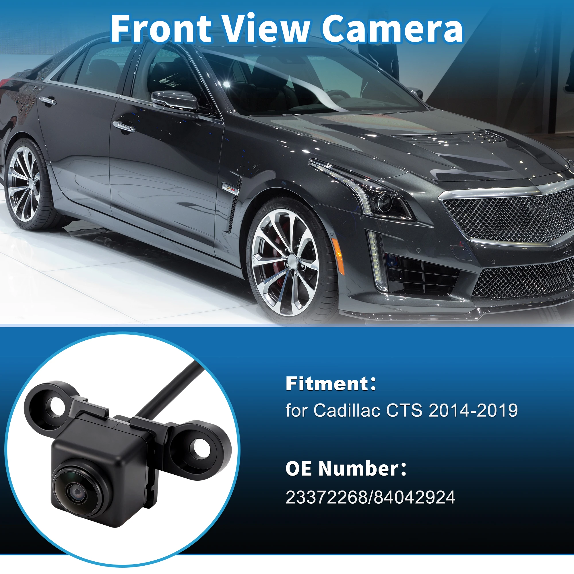 

Камера переднего вида UXCELL для Cadillac CTS 2014-2019, камера парковочного ассистента 23372268