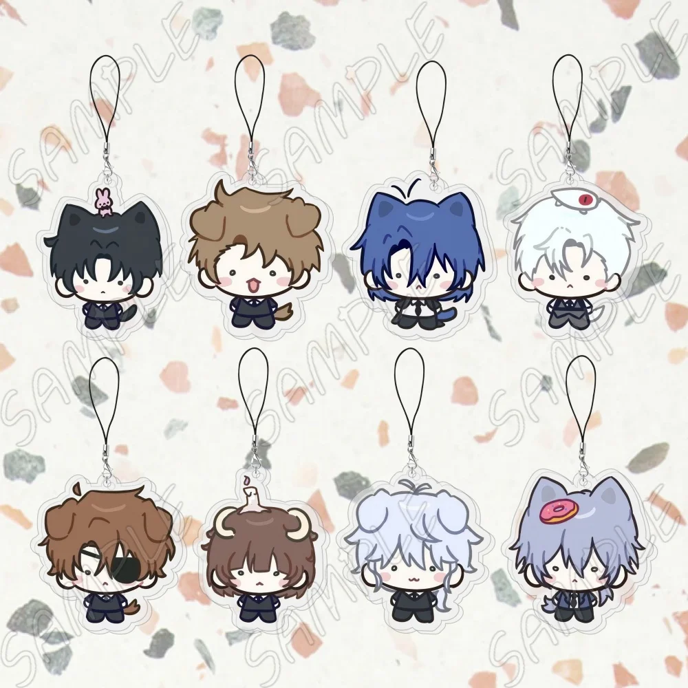 Anime Going to Work in a Ghost Story World Acrylic Keychain Chibi GSGW Kim Soleum Lee Jaheon Animal Ver Bag Pendant Keyring 6cm