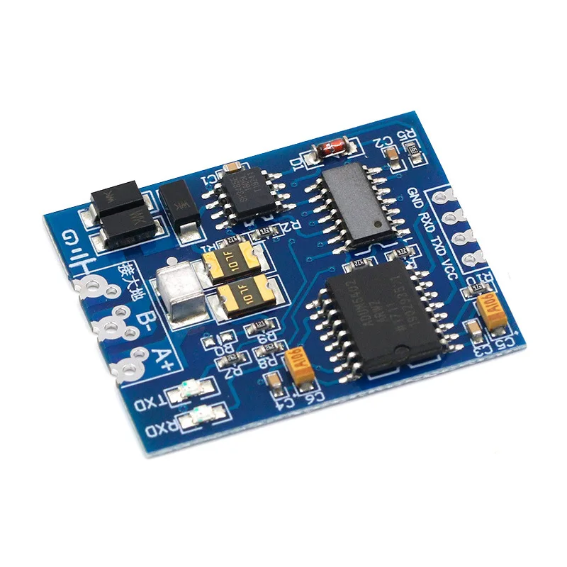 5V TTL to RS485 Module 485 to TTL With Isolation MCU Serial Port UART Isolated Square Industrial Grade Modules