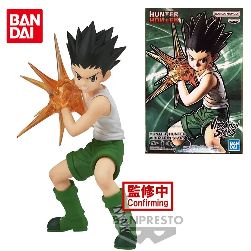 

Bandai Original VIBRATION STARS HUNTER×HUNTER Gon Freecss Anime Action Figure Toys For Boys Girls Kids Children Birthday Gifts