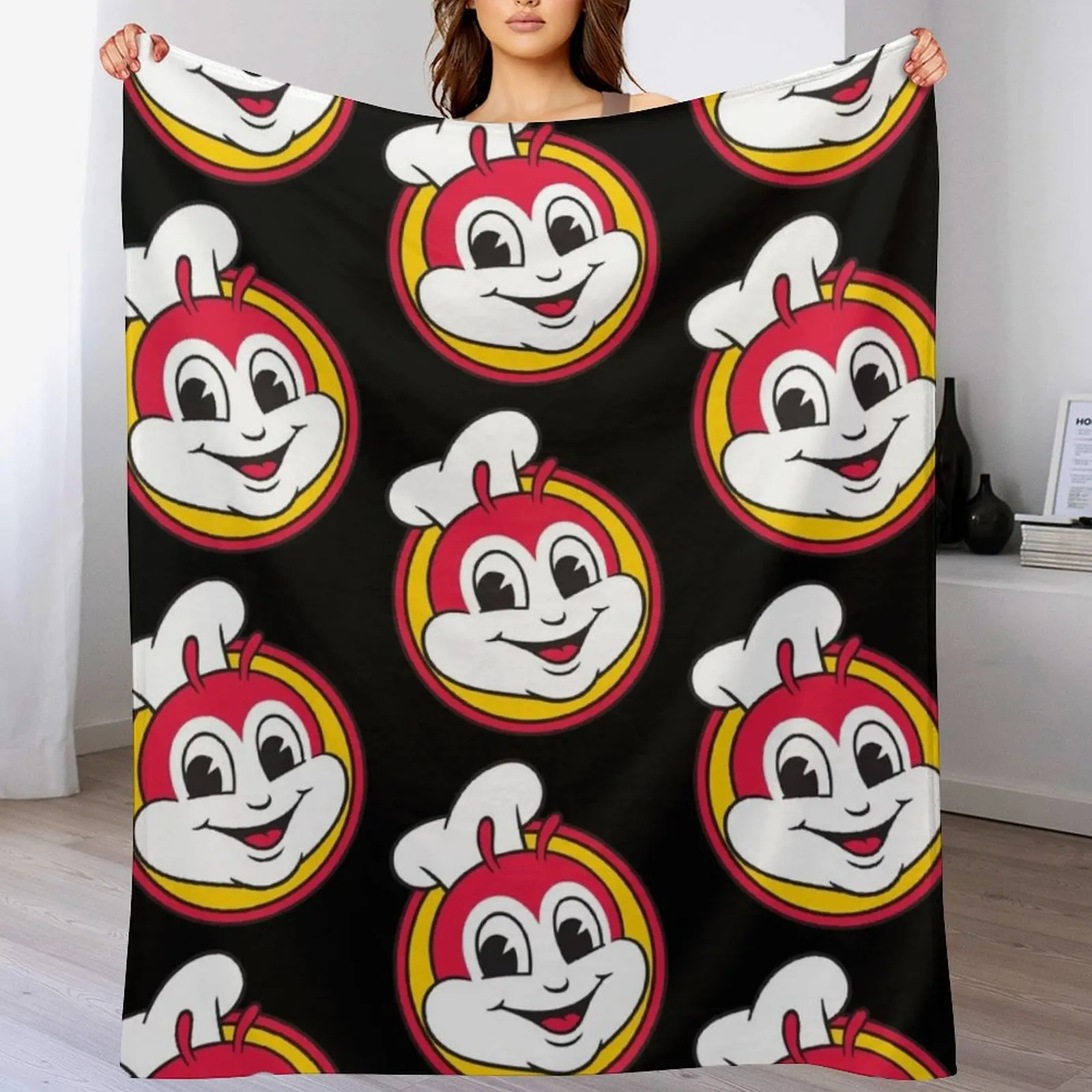 

Jollibee Throw Blanket Warm Comfortable Blanket Gift for Parents Friends