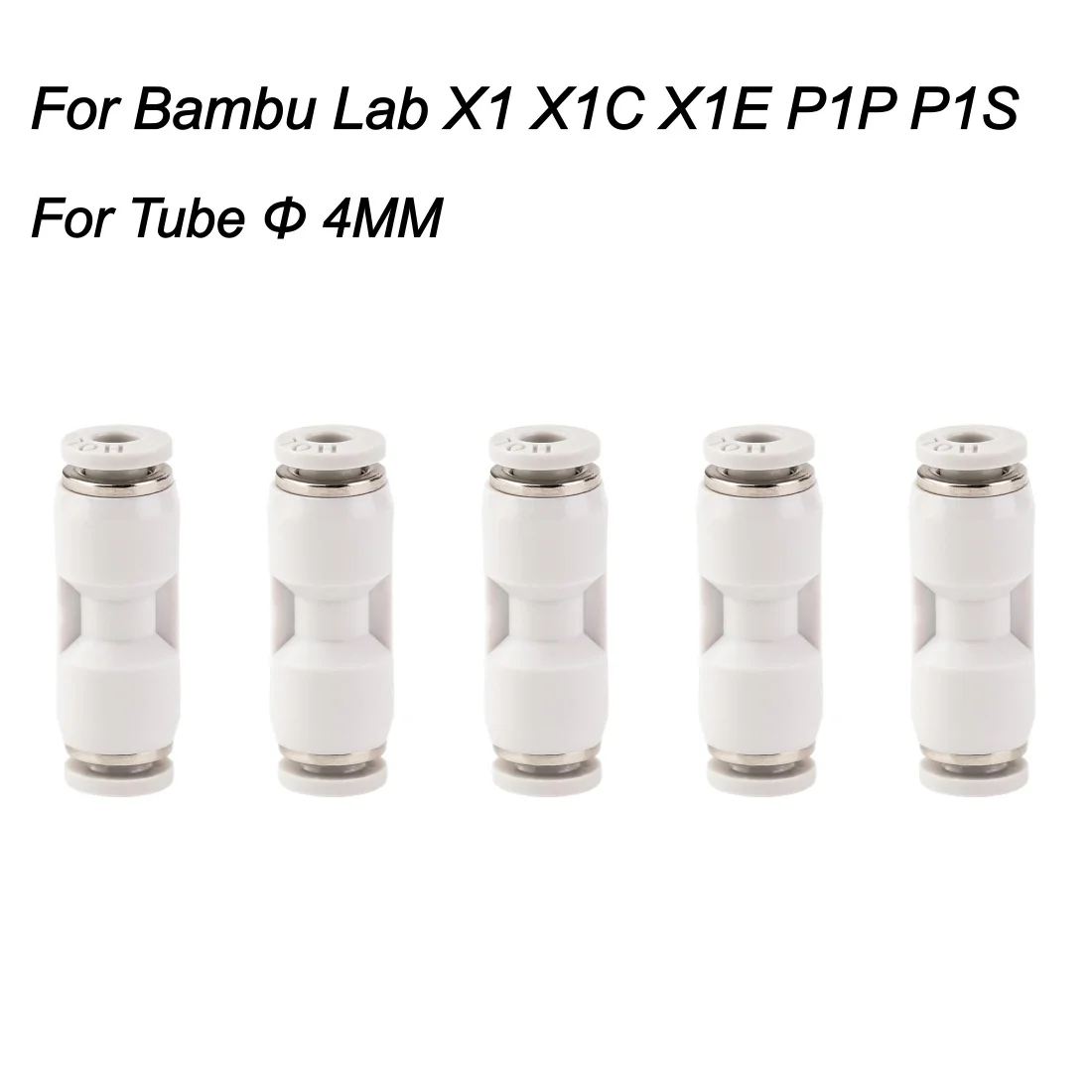 

Соединитель PTFE Bowden Tube для 3D-принтеров Bambu Lab X1, X1C, X1E, P1P, P1S, быстроразъемный удлинитель для экструдера филамента 1,75 мм