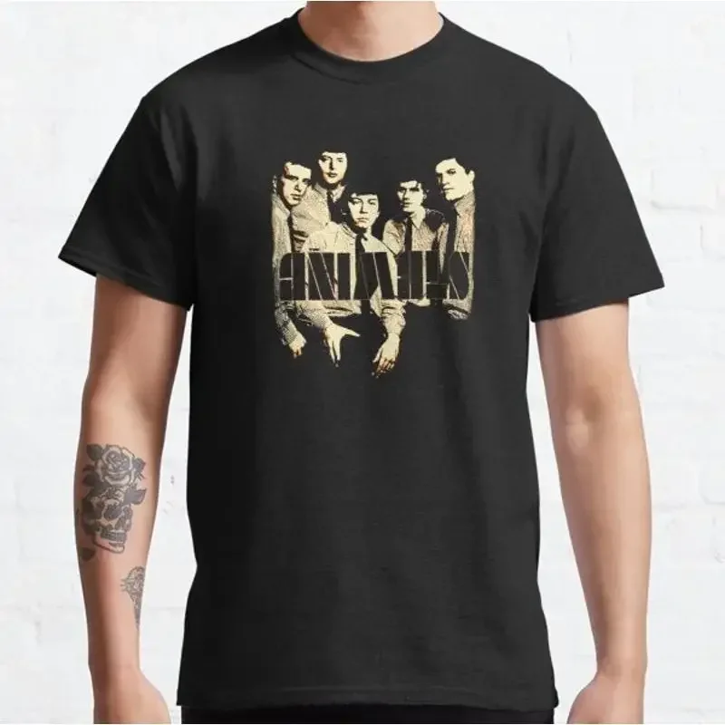 Camiseta con diseño de animales Eric Burdon Alan Price Chas Chandler Hilton Valentine John Steel