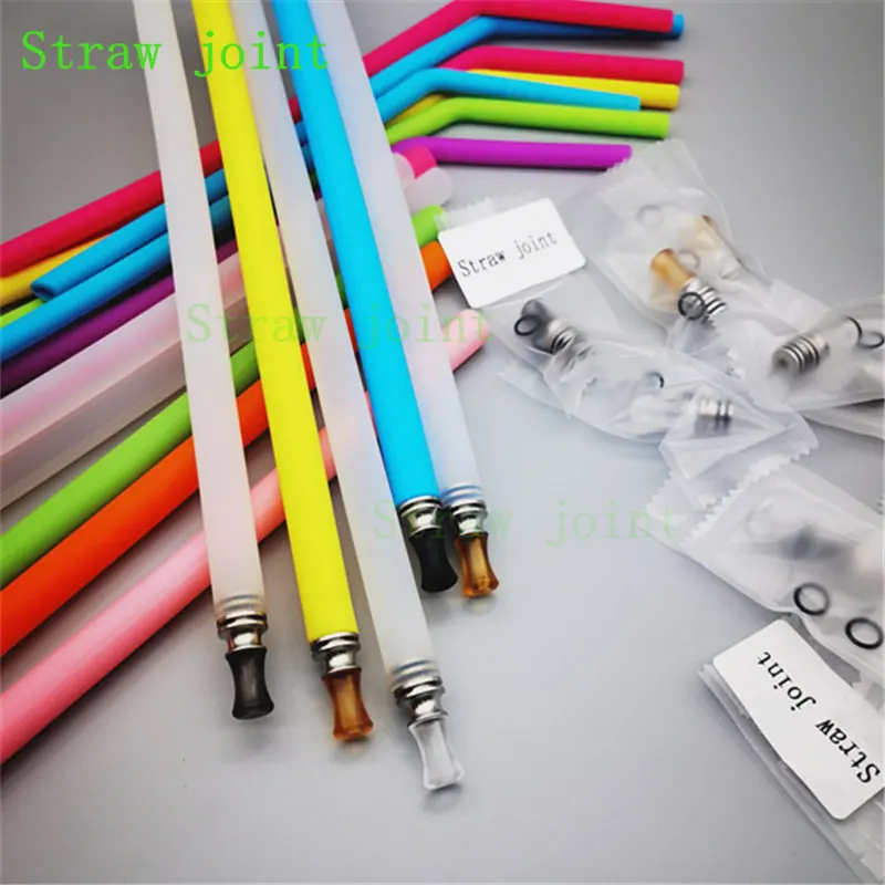 510 Small Caliber MTL Stainless Steel+pei Pc Pe POM Suction Straw Joint