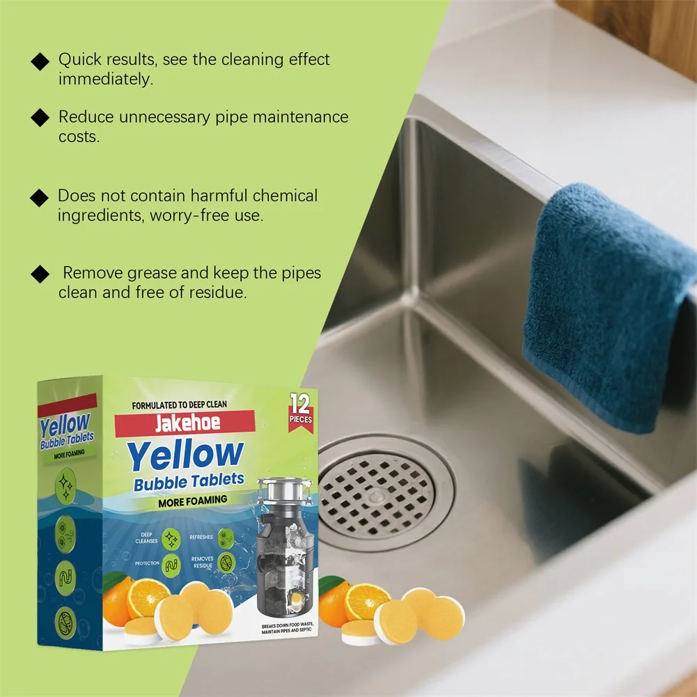 Sewer Pipe Cleaner For Stubborn Clogs Kitchen Sink Grease Buildup Cleaner Quickly Dissolves Hair Grease Clogs