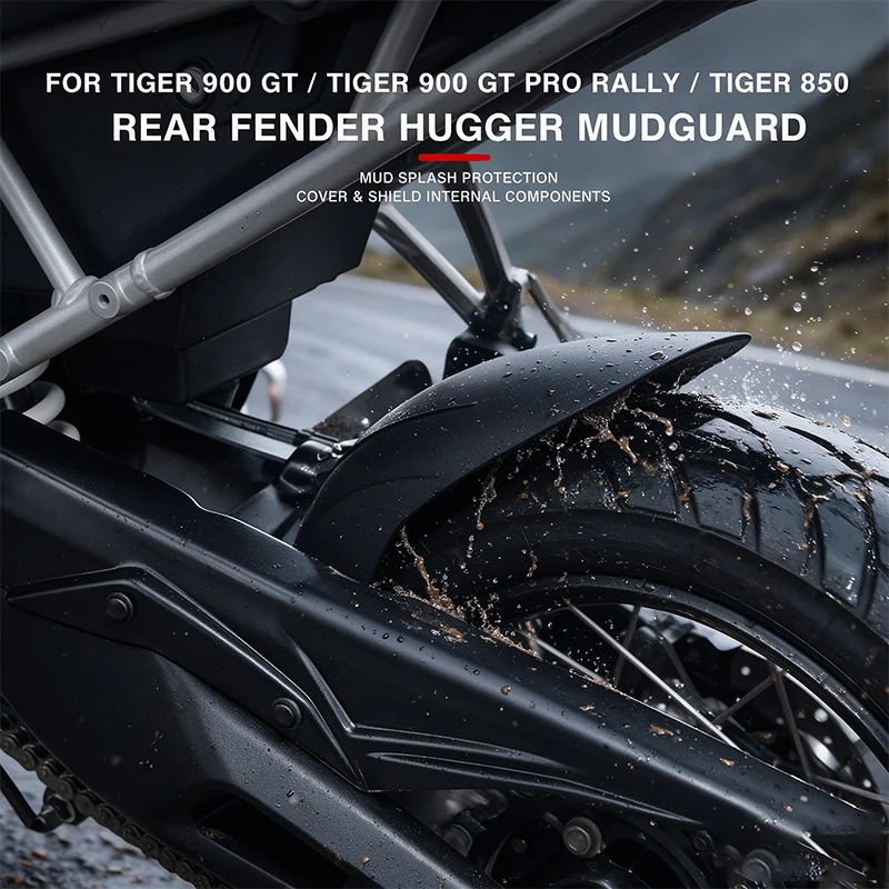 For TIGER 900 GT For TIGER900 GT Pro RALLY Tiger 850 Rear Fender Hugger Mudguard Mud Splash Guard Protection Protector Cover