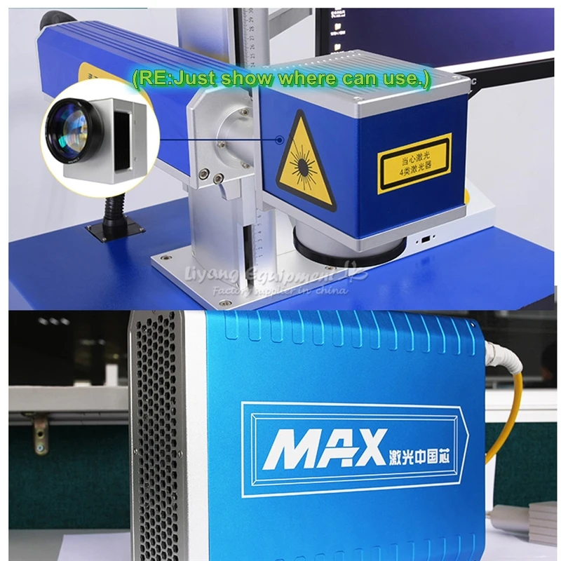 Original MAX Brand 20/30/50W Power Q-switched Pulse Fiber Laser source Module GQM 1064nm High Quality for Laser Marking Machine